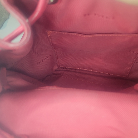 Coach red backpack - Picture 5 of 6